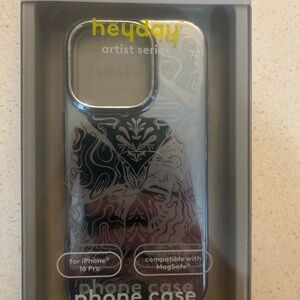 Heyday Artistic Black and Gray iPhone 16 Pro Case